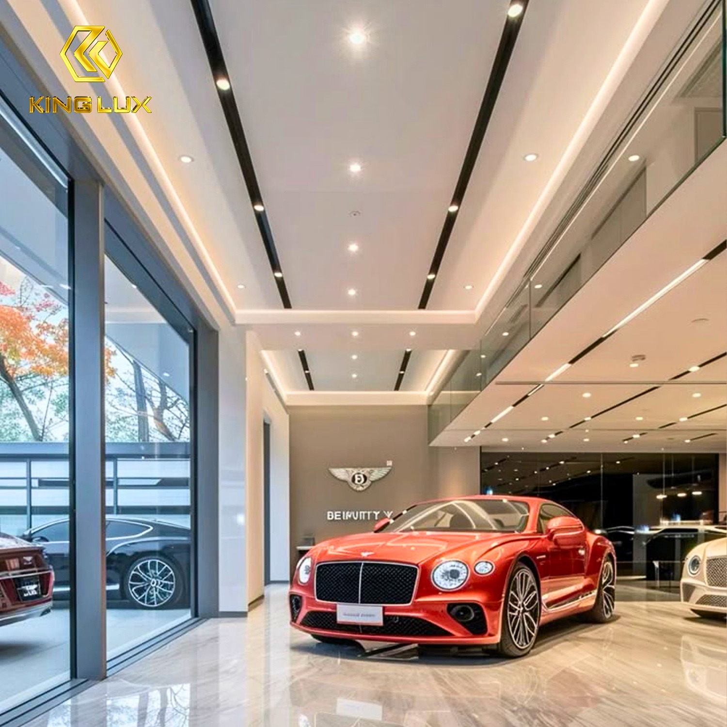 Ray nam châm cho showroom có thiết kế hiện đại và tính ứng dụng cao