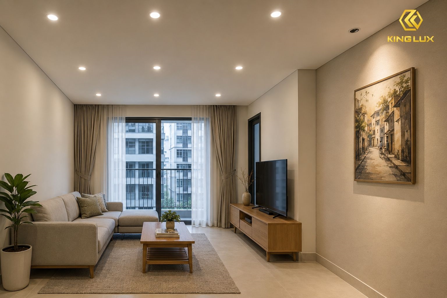 Chọn kích thước đèn downlight âm trần theo mục đích chiếu sáng