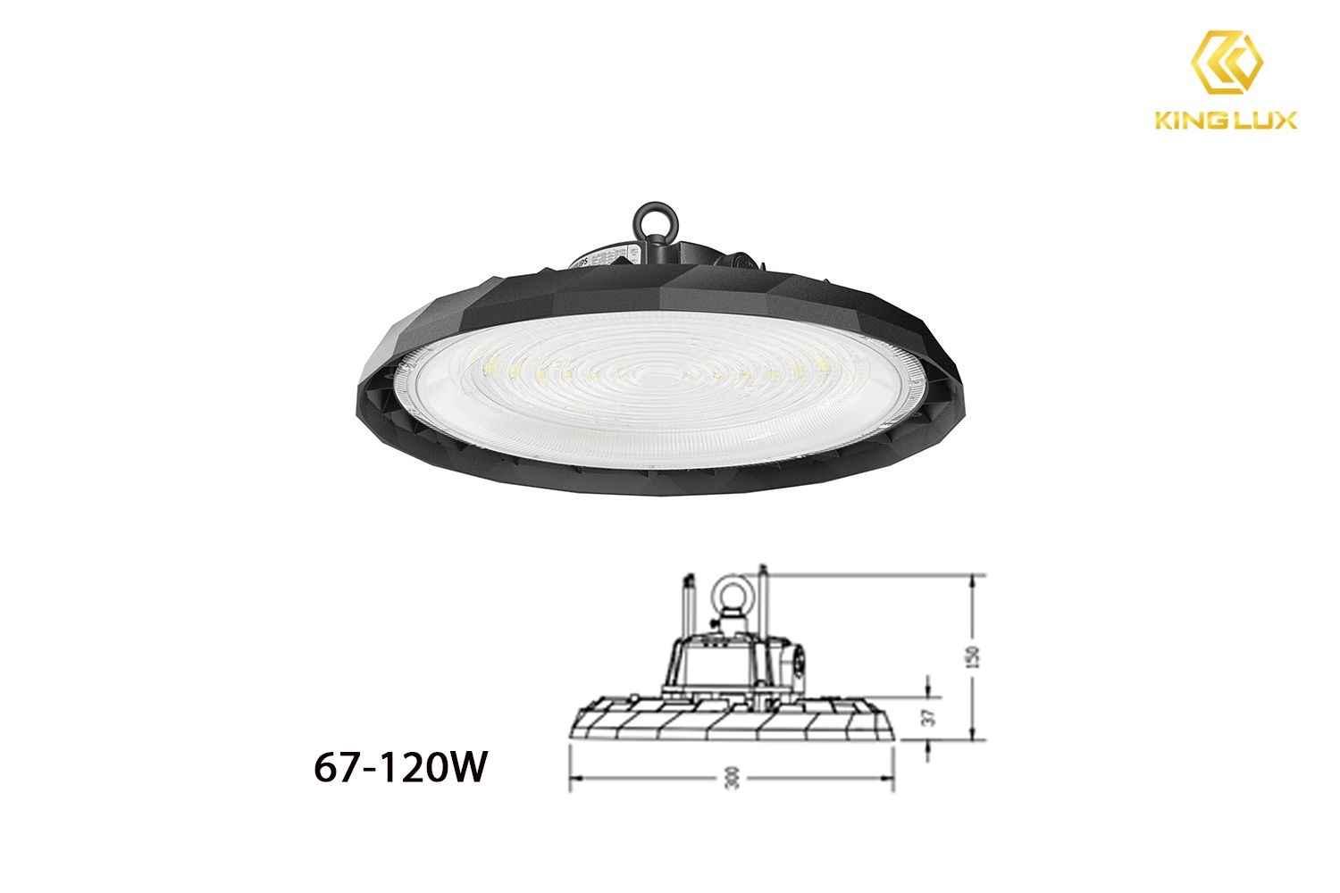Đèn LED nhà xưởng dạng UFO