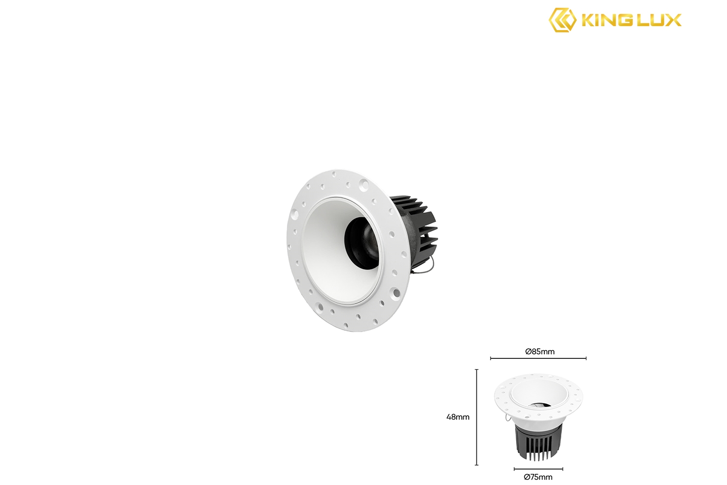 Đèn spotlight không viền được nhiều showroom ưa chuộng để tạo điểm nhấn cho sản phẩm