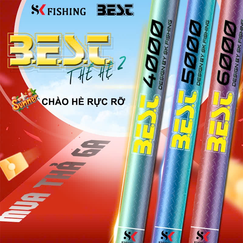 BEST Thế Hệ 2 - SK FISHING (BH 2 năm, 2 lóng)