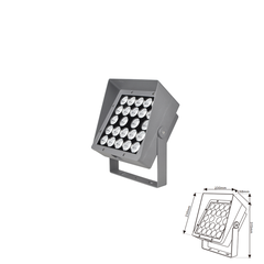 Đèn LED chiếu cột công suất cao 36 bóng 3000K