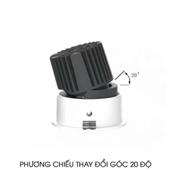 Spotlight Mercury SP series, SP-95-18W, Điều khiên Dim Triac
