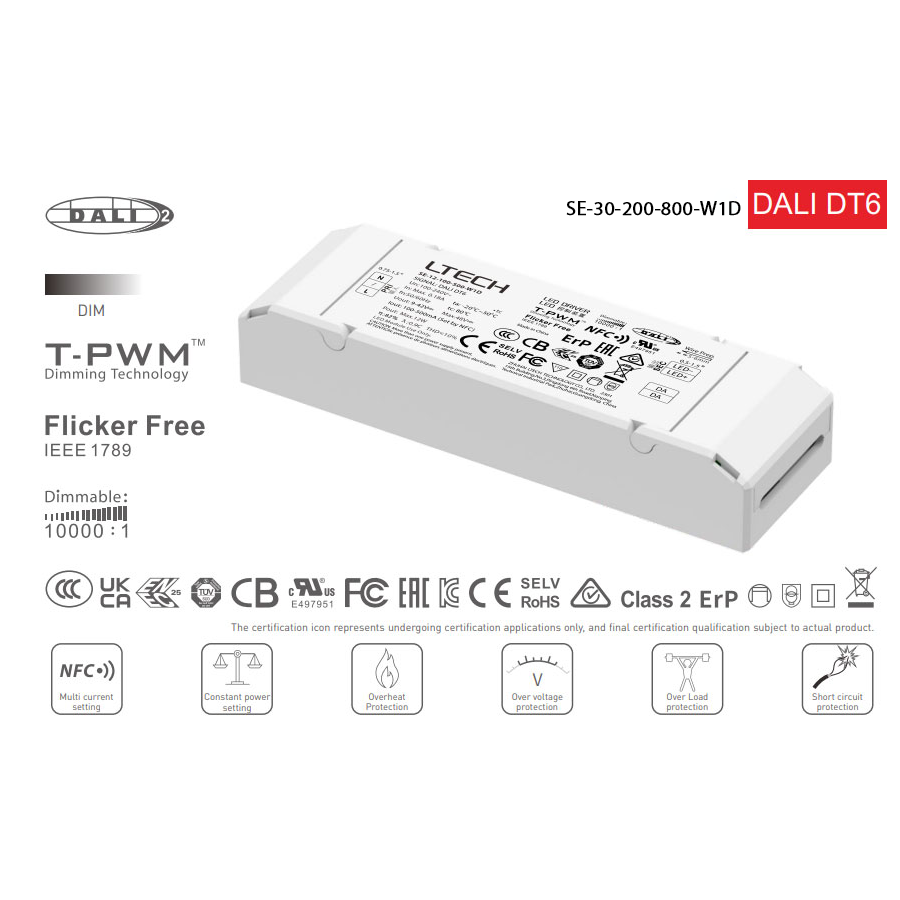 Dali driver Ltech - Dimmer- 30W (Dali 1 - DT6 )