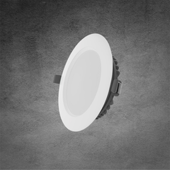 Đèn Downlight tán quang, 12W, nhựa trắng, 3 màu