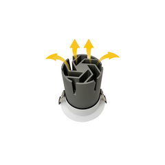 Đèn Spotlight âm trần SP-SC3-10W, Điều khiển Dim Triac, Ø75