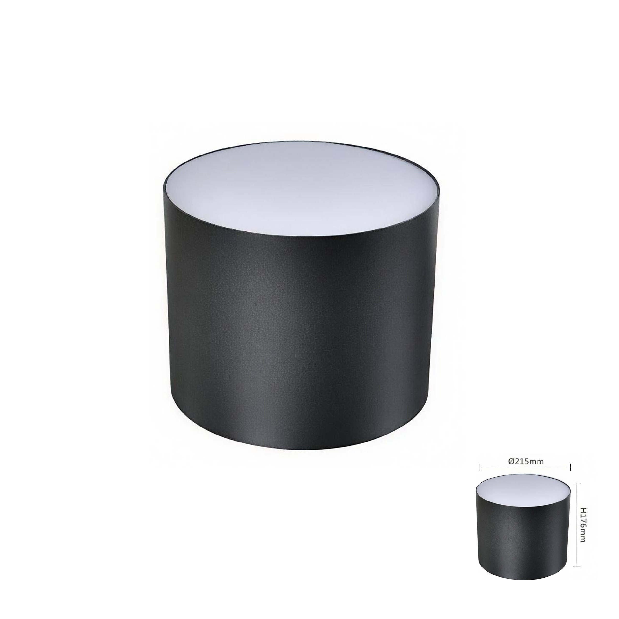 Bơ tán quang 80W, Đen nhám