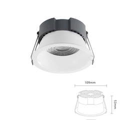 Đèn tán quang chóa sâu chống chói 15W, đơn sắc