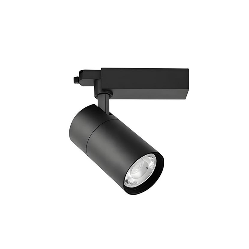 Đèn chiếu rọi ray 6W, Màu đen