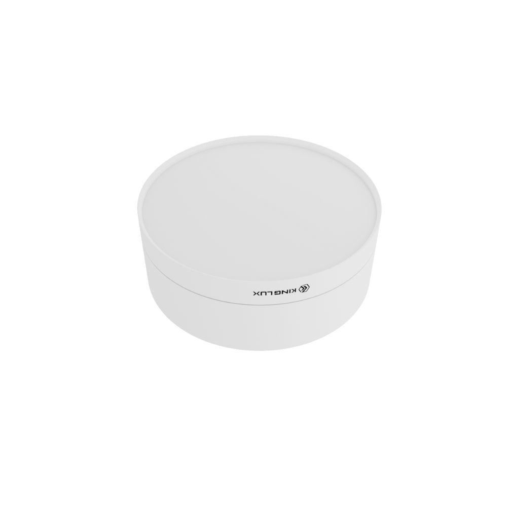 Đèn bơ tán quang 9W, vỏ trắng, đơn sắc